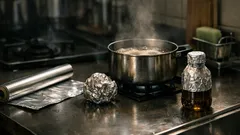 アルミホイルの意外な活用術5選、あく取りからコンロ掃除まで手順つきで解説