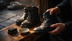 ダイソーの液体靴クリームでブーツの擦れキズを110円で目立たなくする方法