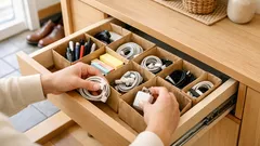 捨てる前に試したい、紙袋で引き出しの仕切りを作る簡単収納術