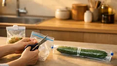 フリーザーバッグを最後まで使い切る3つの裏ワザでプチストレスを解消